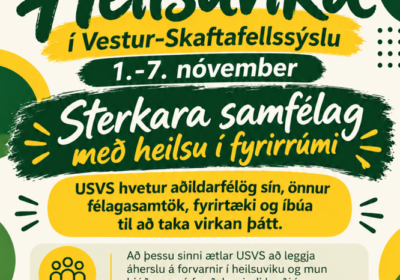 Heilsuvika 1.-7. nóvember